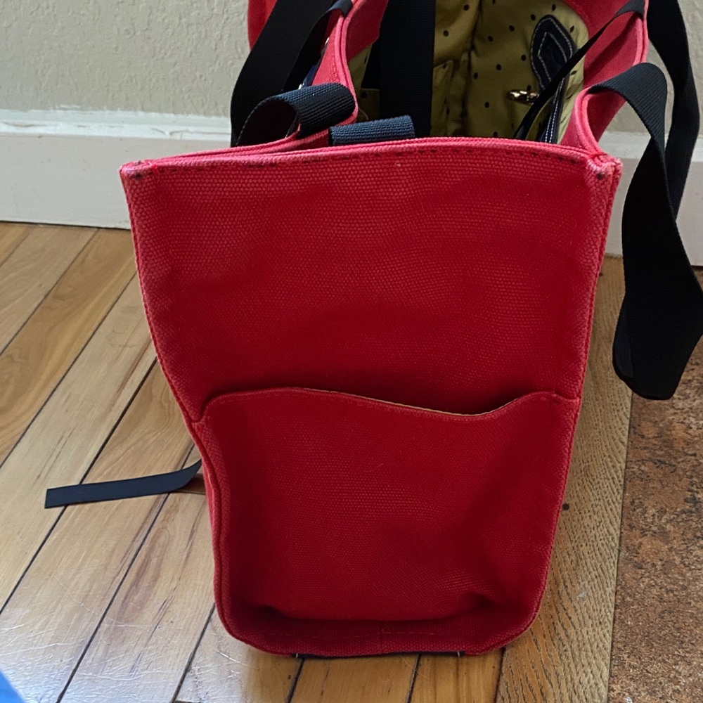 kate spade Red Canvas Tote Beautiful - Picture 10 of 11